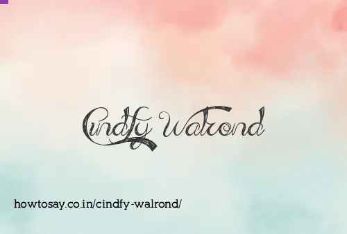 Cindfy Walrond