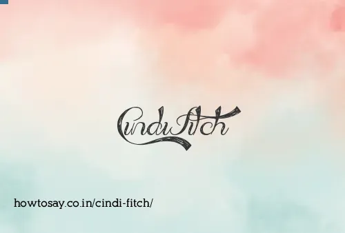 Cindi Fitch