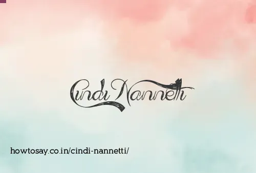 Cindi Nannetti