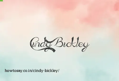 Cindy Bickley