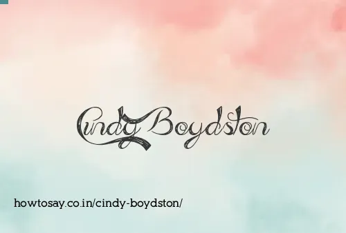 Cindy Boydston