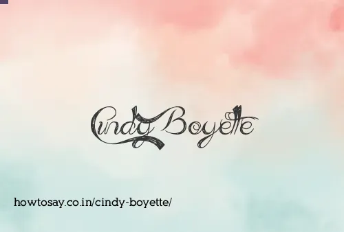 Cindy Boyette
