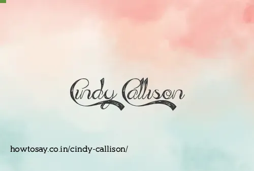 Cindy Callison