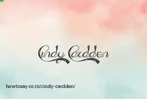 Cindy Cardden