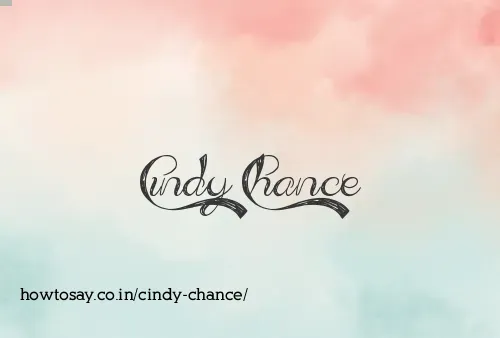 Cindy Chance