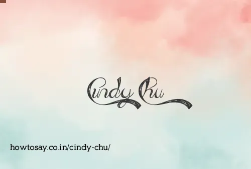 Cindy Chu
