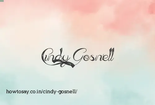Cindy Gosnell