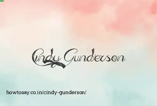 Cindy Gunderson