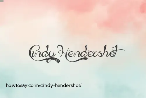 Cindy Hendershot