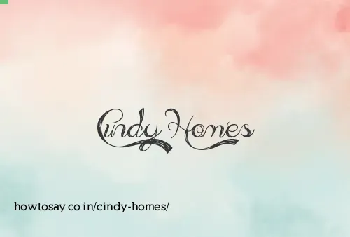 Cindy Homes