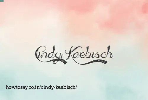 Cindy Kaebisch