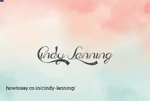 Cindy Lanning