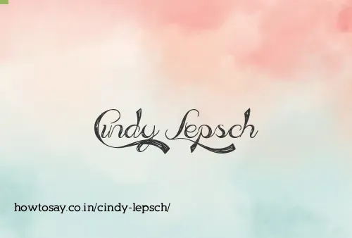 Cindy Lepsch