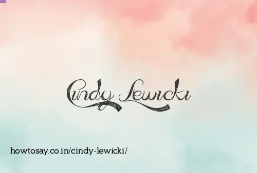 Cindy Lewicki