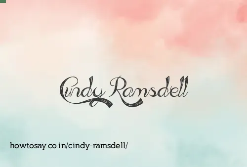 Cindy Ramsdell