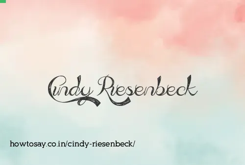 Cindy Riesenbeck