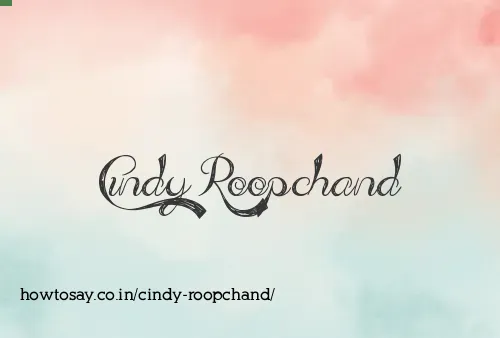 Cindy Roopchand