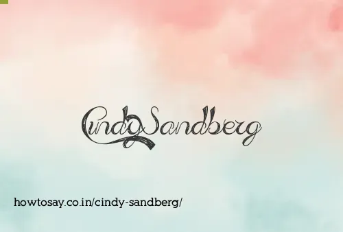 Cindy Sandberg