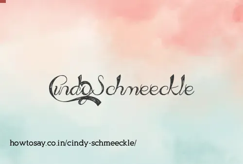 Cindy Schmeeckle