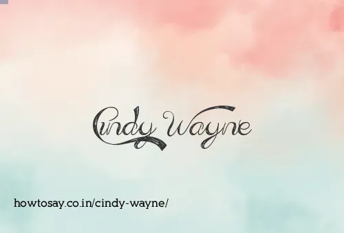 Cindy Wayne