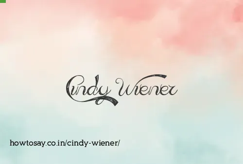 Cindy Wiener