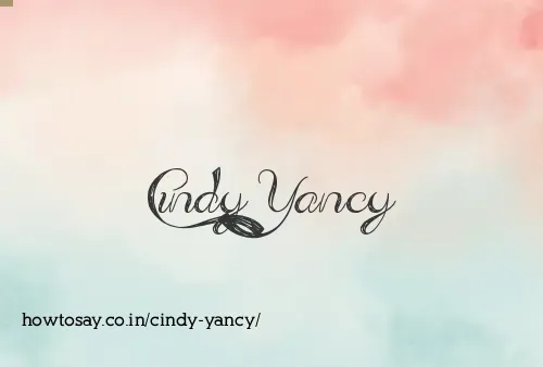 Cindy Yancy