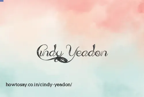 Cindy Yeadon