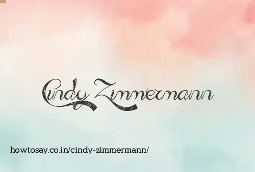 Cindy Zimmermann