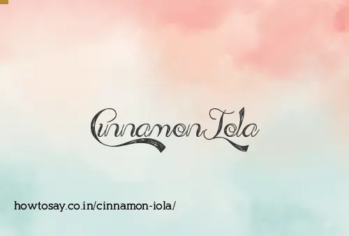Cinnamon Iola