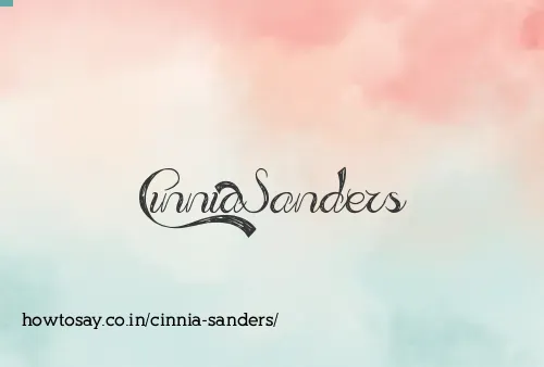Cinnia Sanders