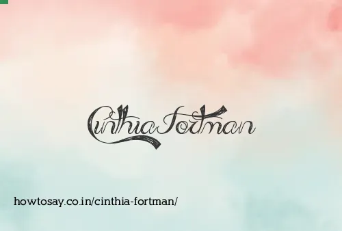 Cinthia Fortman
