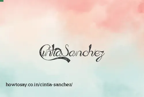 Cintia Sanchez