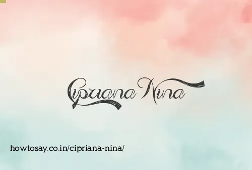 Cipriana Nina