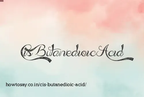 Cis Butanedioic Acid