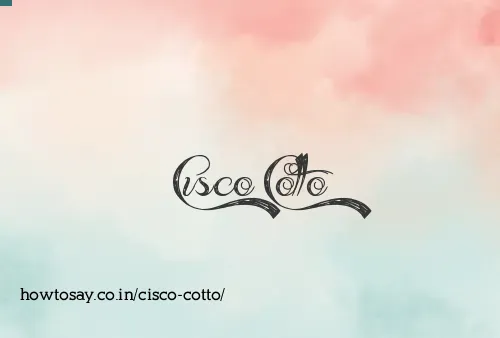 Cisco Cotto