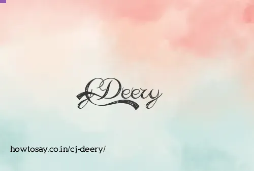 Cj Deery