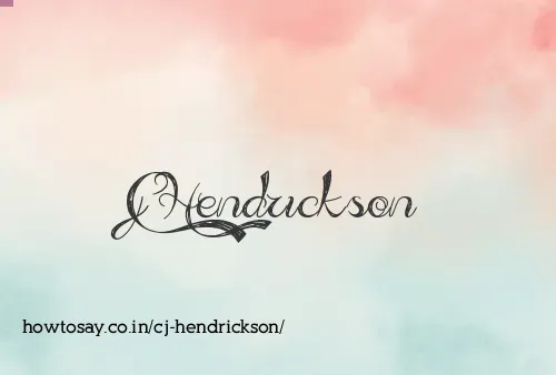 Cj Hendrickson