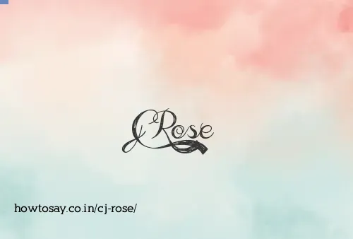Cj Rose