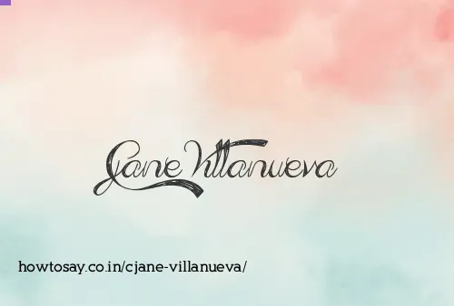 Cjane Villanueva