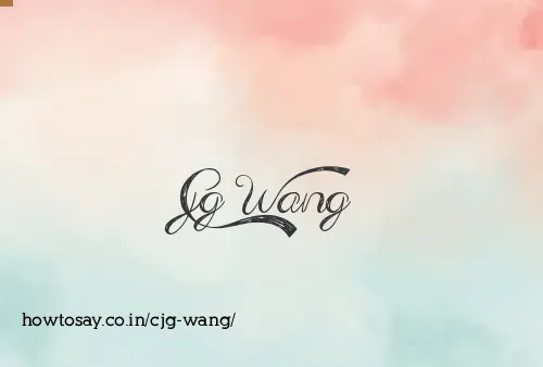 Cjg Wang