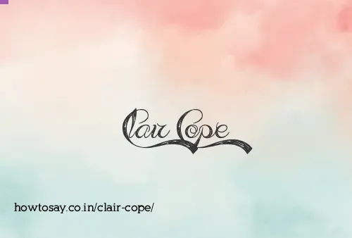 Clair Cope