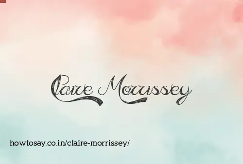 Claire Morrissey