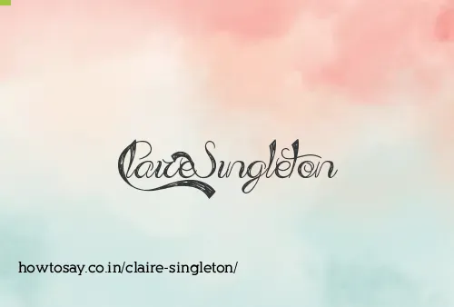 Claire Singleton