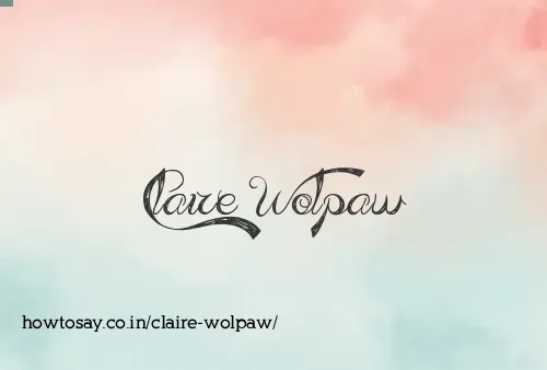 Claire Wolpaw