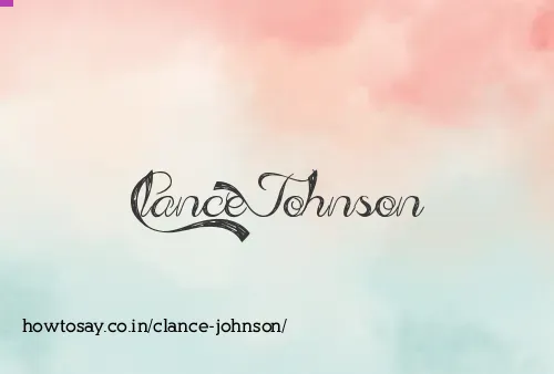 Clance Johnson