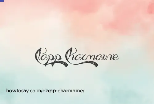 Clapp Charmaine