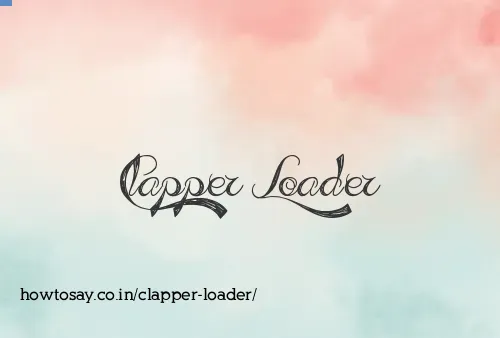 Clapper Loader