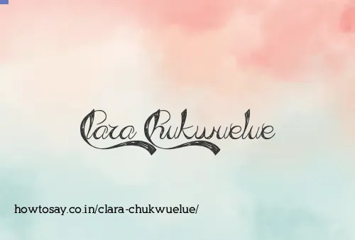Clara Chukwuelue