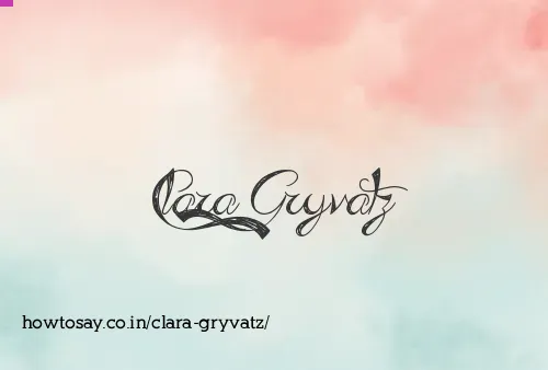 Clara Gryvatz