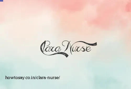 Clara Nurse